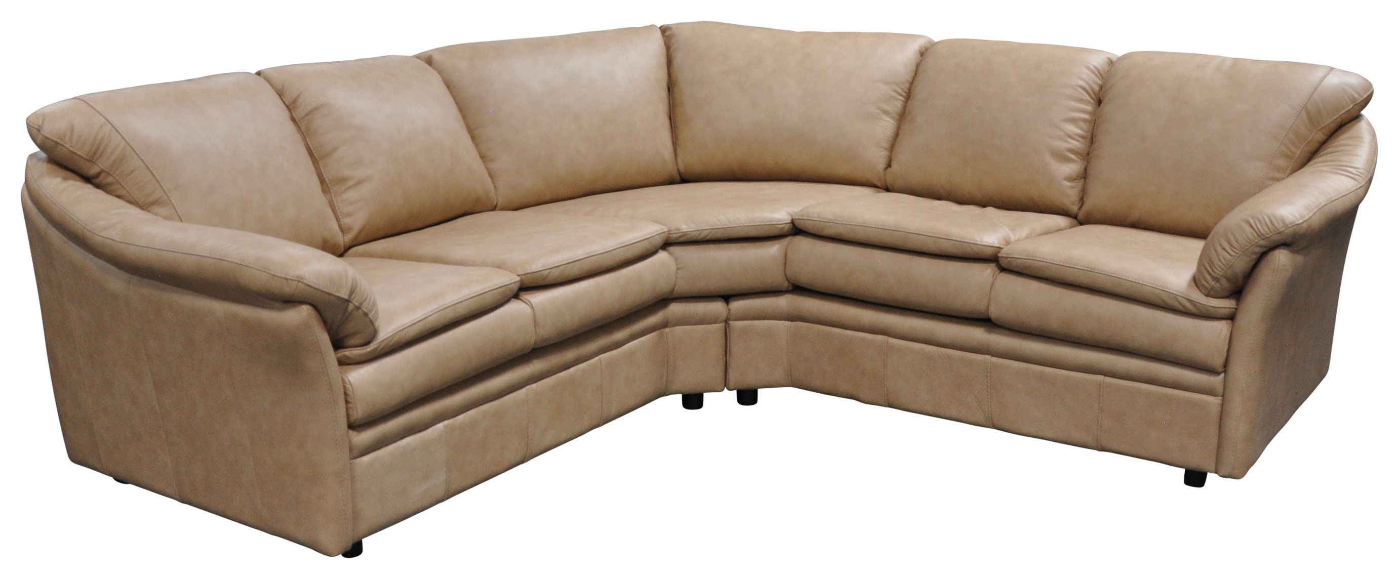 Omnia Uptown Leather Sectional is available in the Sacramento CA area from Naturwood Furniture